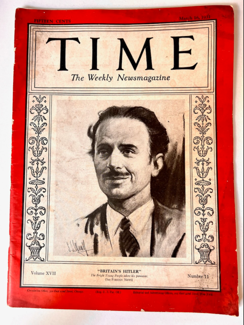 Third Prize - Oswald Moseley Time Magazine.